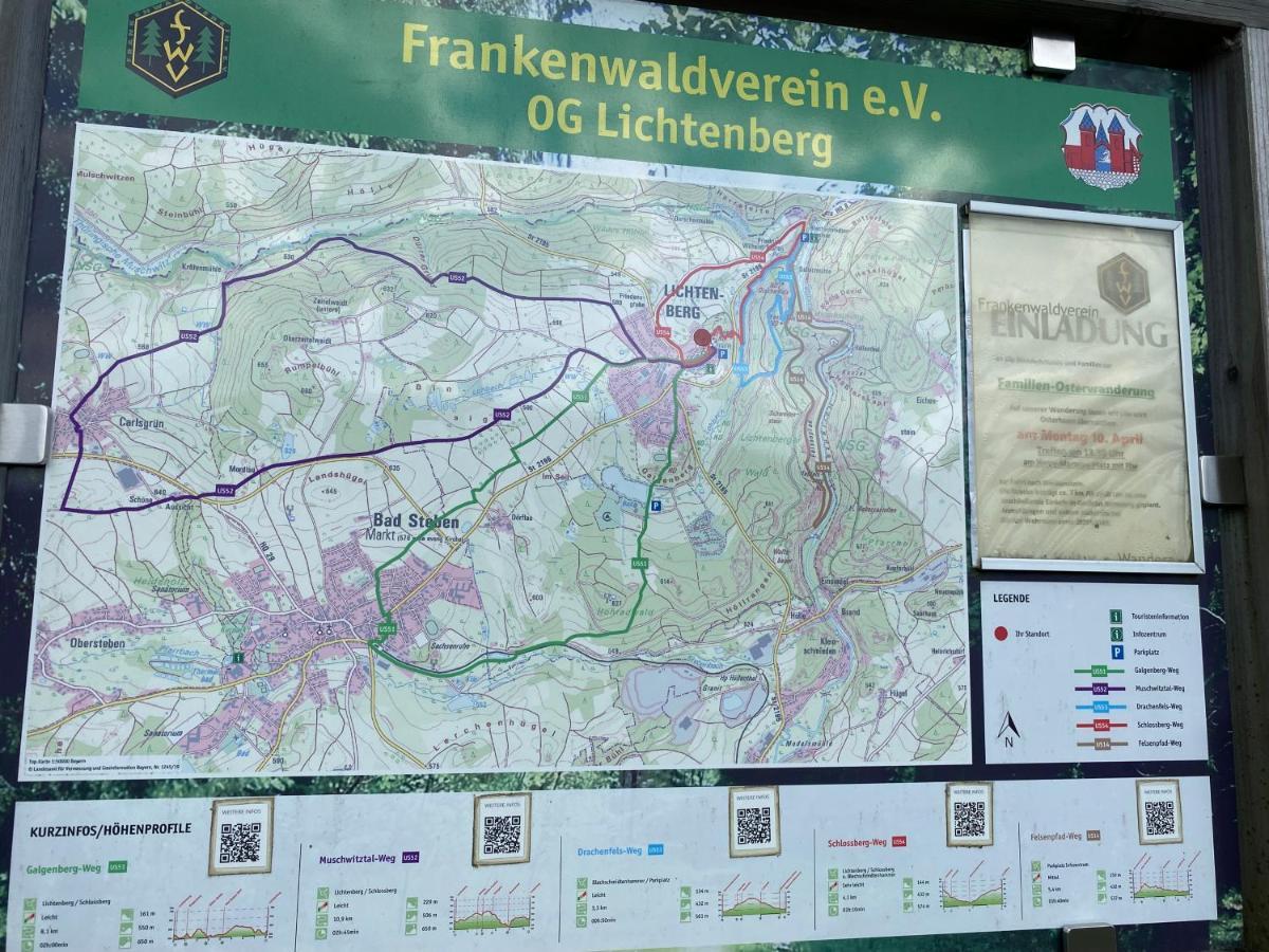 Ferienwohnung Sternenhimmel Lichtenberg  Zewnętrze zdjęcie